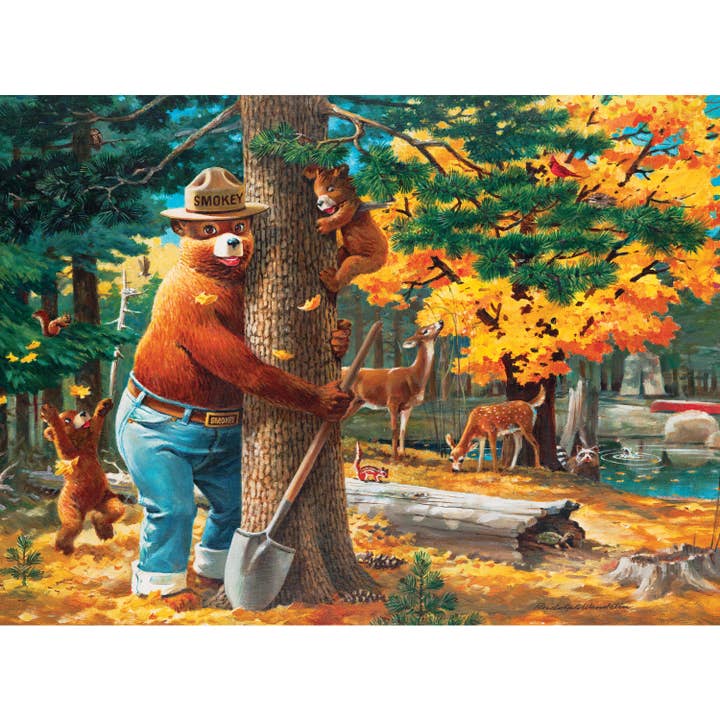 Masterpieces Puzzles - Wholesale Puzzle - Kids - Smokey Bear - 100 Piece Puzzle1
