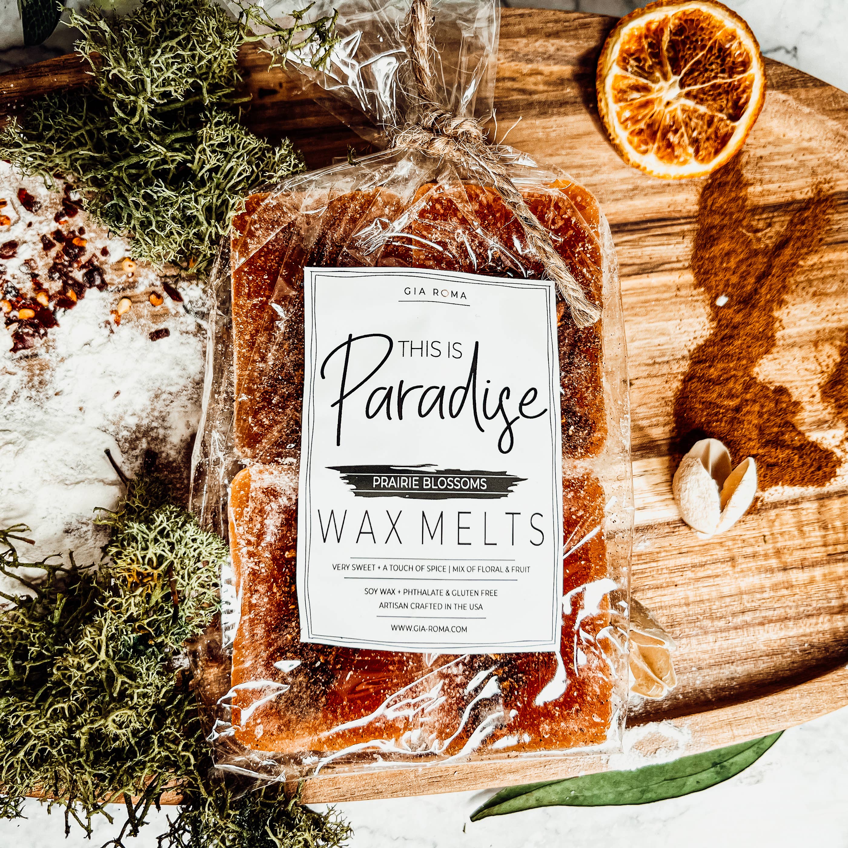 Gia Roma - Vente Fondants - Wax Melts Pomme Bourbon, Fall Wax Melts XL Parfum d'intérieur d'automne63