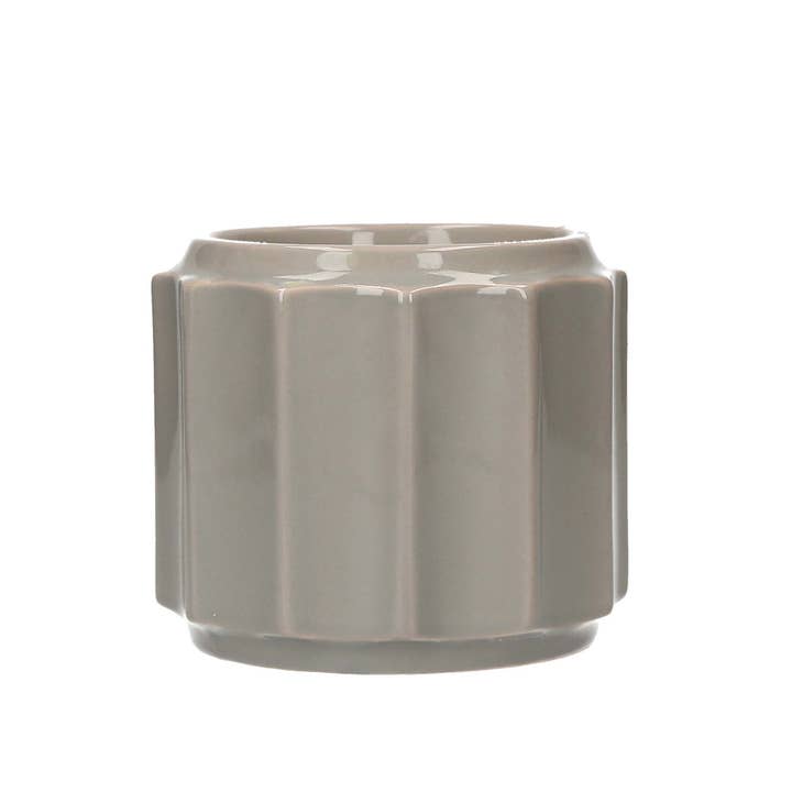 Bridgewater Candle Company - Wholesale Wax Warmer - Grey Banded Wax Warmer