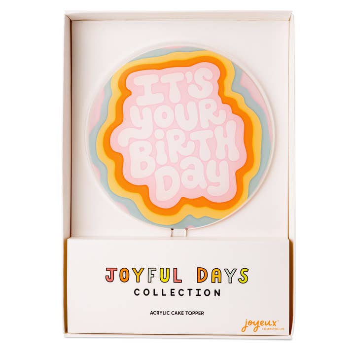 Topper de bolo acrílico « It's Your Birthday » por atacado de Joyeux Company