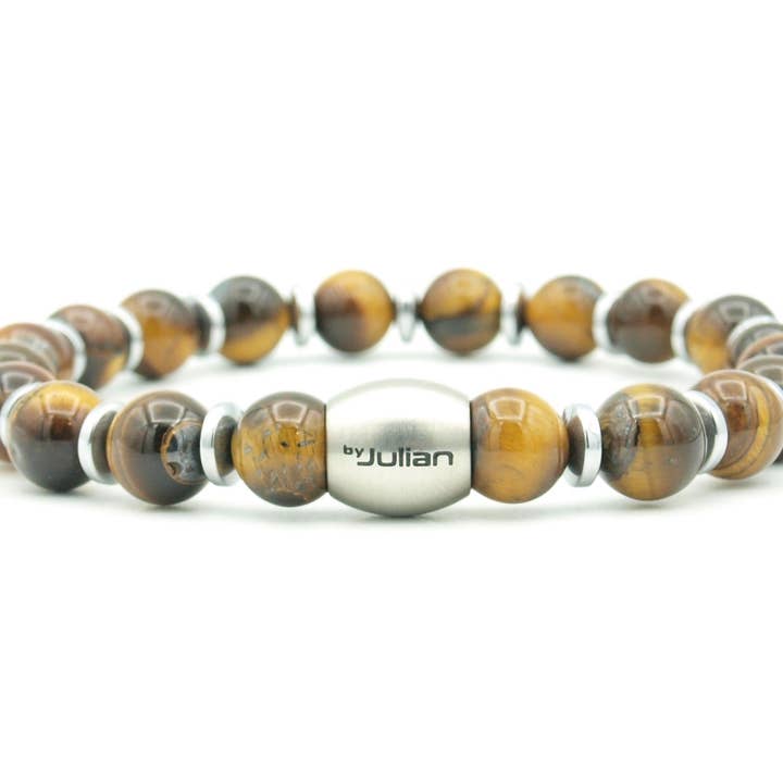 by julian – Engroshandel Perlearmbånd – armbånd Nane dua tijgerøg (sølv eller guld)2