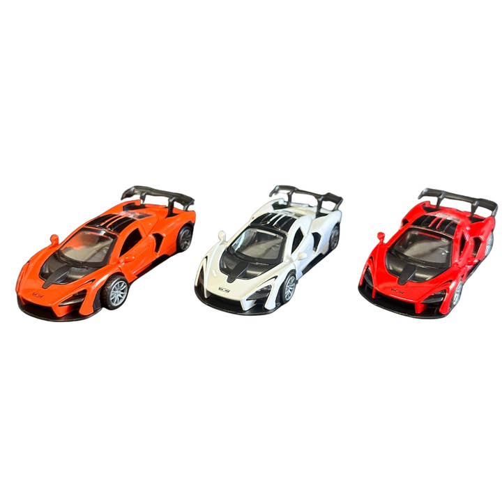 4" Scale McLaren Die-Cast Supercar – 12PC Display MSMCLN for wholesale by Modek Sports
