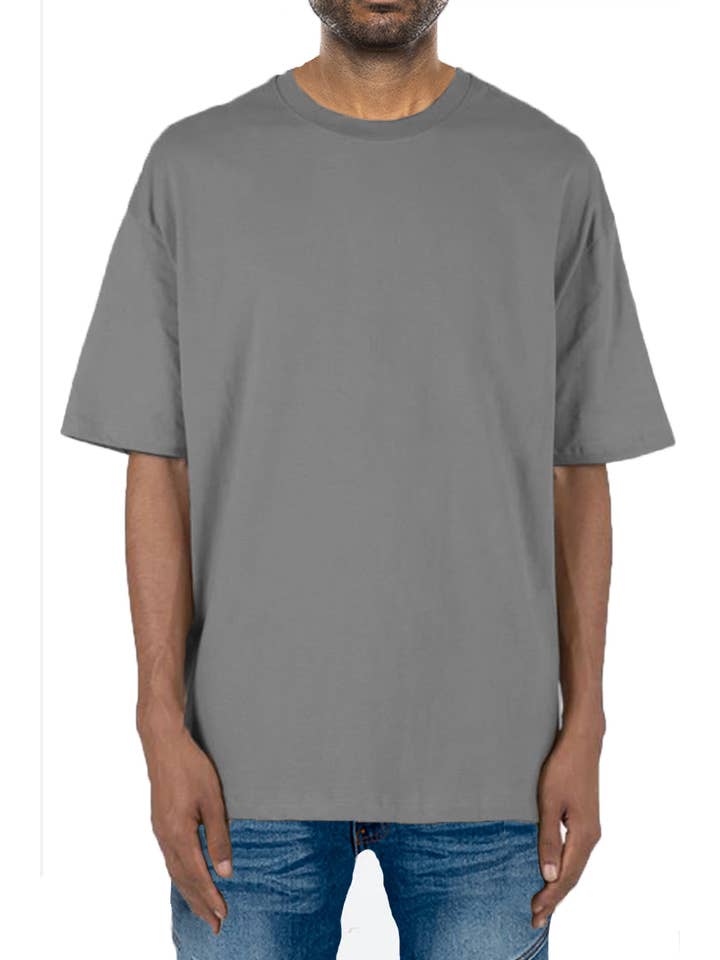 WEIV - Wholesale T-Shirt - Men's - Premium Cotton Drop Shoulder Tee5