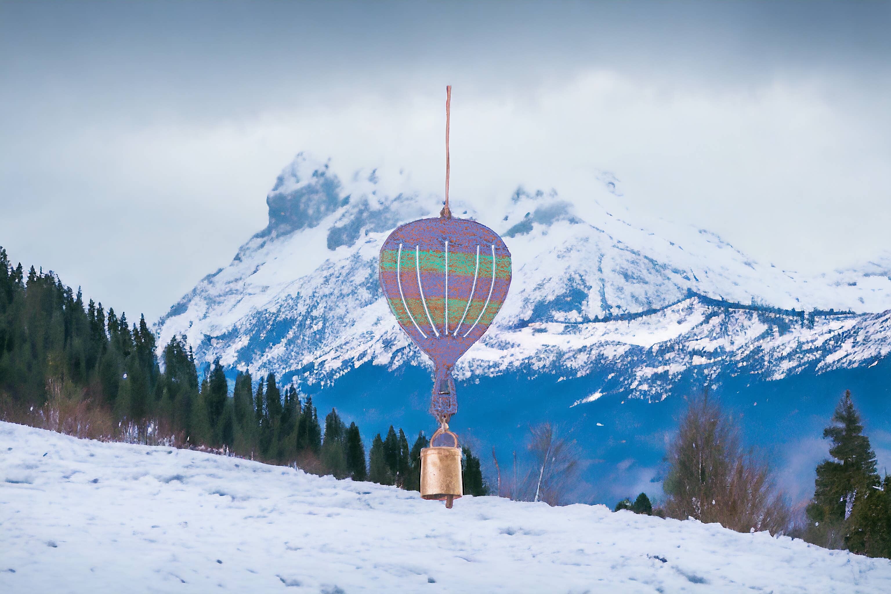 Whimsies - Vente Carillons - Carillon à air chaud, sonnette mobile, jardin du Nouveau-Mexique, États-Unis2