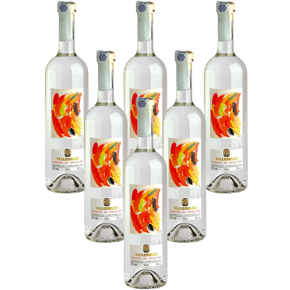 Metina SAS - Wholesale Pre-Mixed/Ready-Made Alcoholic Drinks - Vallebelbo Grappa Grappa di Moscato Novella cl. 701
