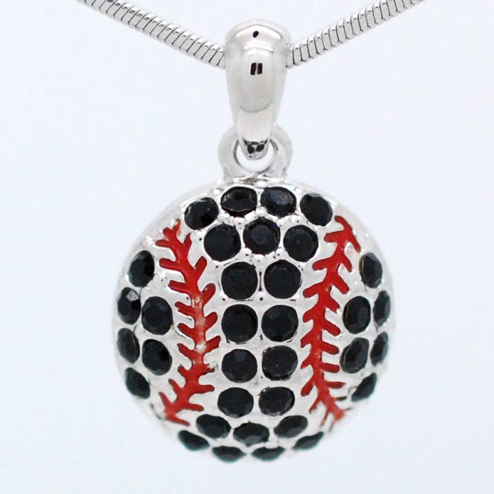 Fan Star Jewelry - Wholesale Pendant/Charm Necklace - Baseball/Softball Crystal Ball Necklace13