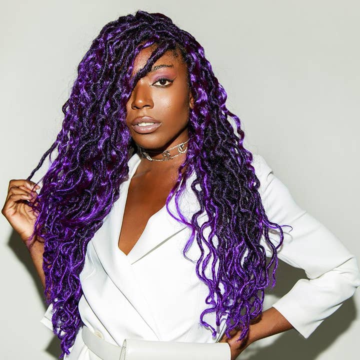 Purple Haze Boho Mermaid Locs® voor wholesale door Boho Locs