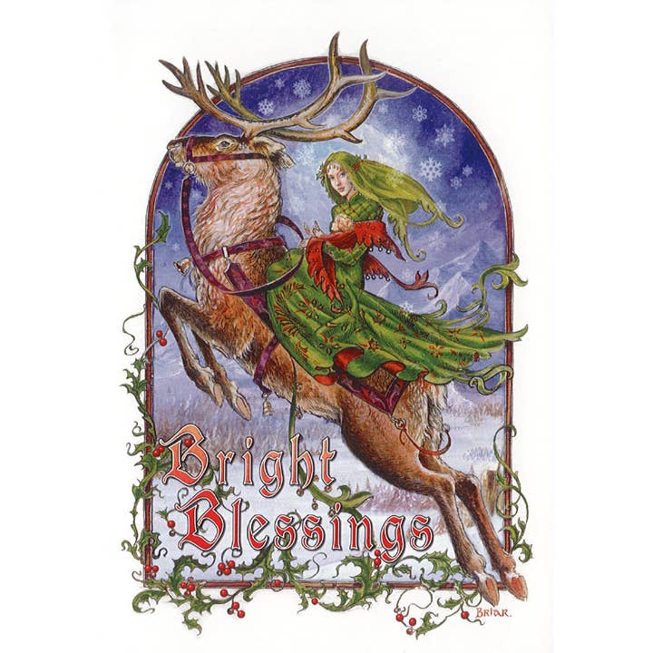 Lyse Velsignelser - Yule Hilsenkort af Briar for engroshandel hos Eastgate Resource