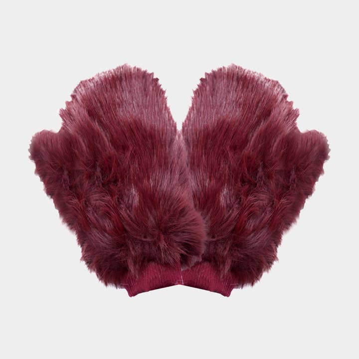 Sensibling Corp. - Wholesale Mittens - Women's - Faux Fur Mitten Gloves3