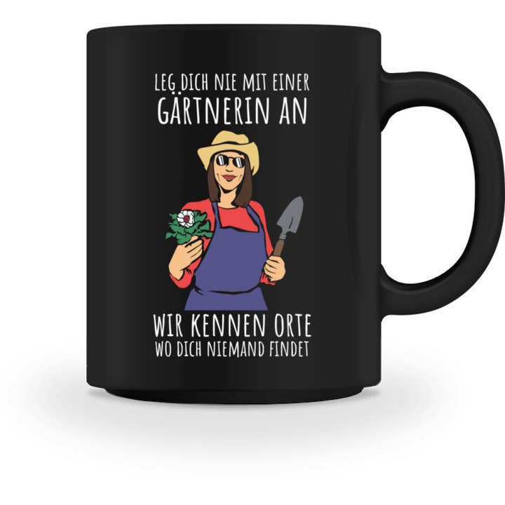 GARTENFAN - Wholesale Coffee Mug - Never mess with a gardener - ceramic mug