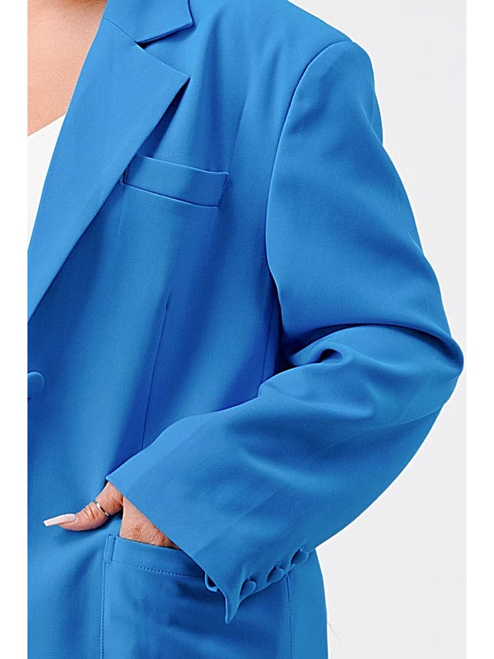 Athina Collection - Wholesale Top & Pant Set (NOT Loungewear) - Women's - Relaxed Oversized Classic Blazer Set8