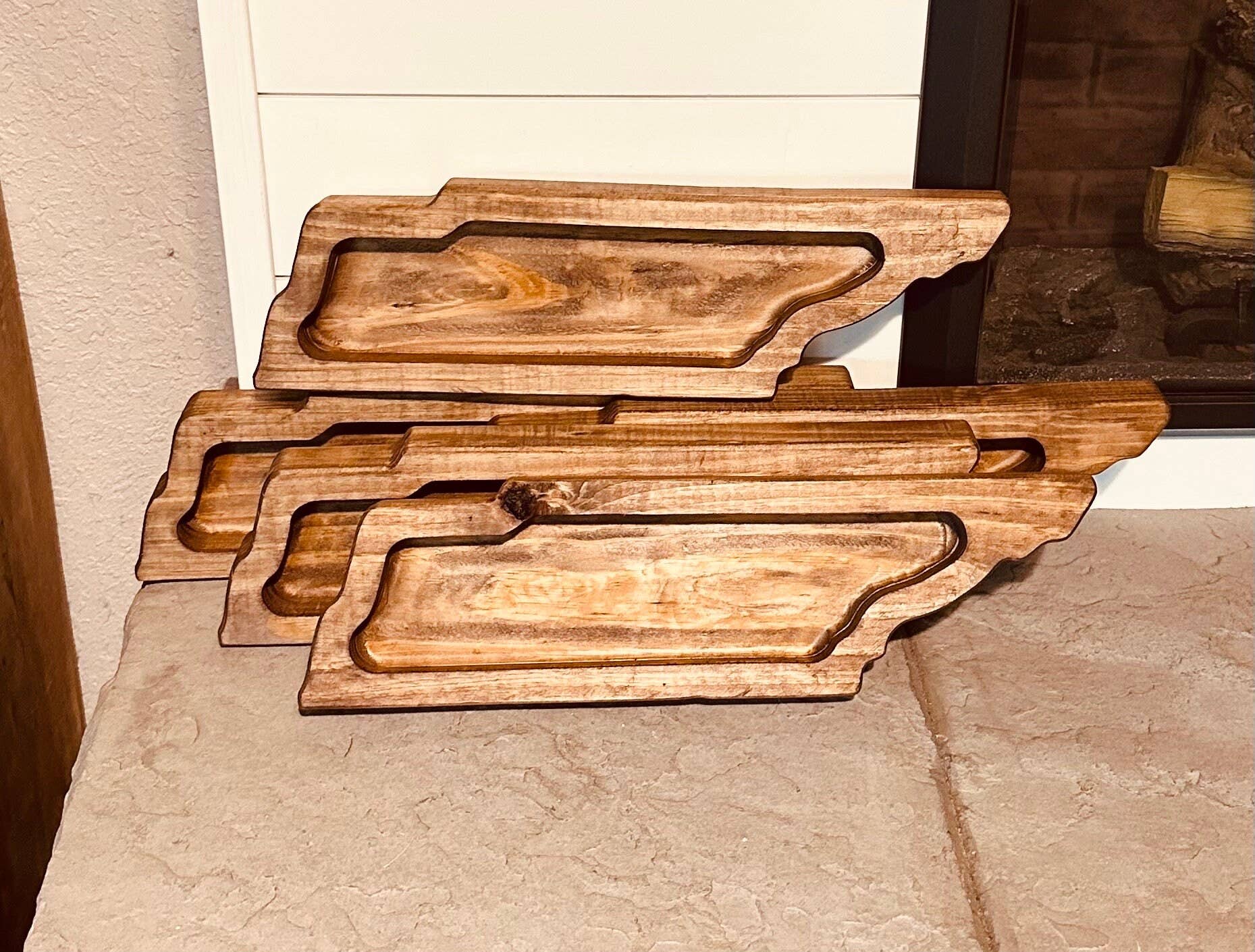 McCain's Furniture Co - Wholesale Candle Holder - Tennessee Stained - Wholesale Bundle of 5 - Candle Ready2