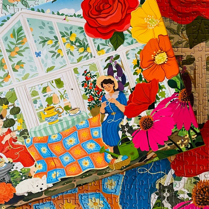 Penny Puzzle - Wholesale Puzzle - Adult - GARDEN OF FRIENDSHIP 1000 piece jigsaw puzzle6