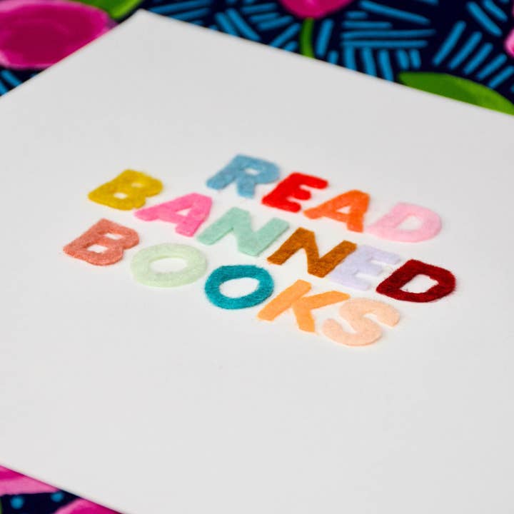 Read Banned Books Felt Letters for wholesale by Rachael Mayer Art