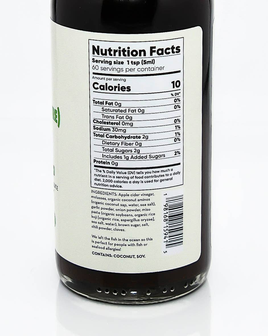 Physician In The Kitchen - Vente Sauces - Sauce Worcestershire végétalienne, 10 fl oz (296 mL)3