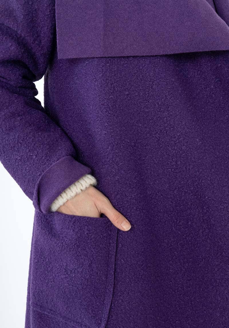 LINEN & COTTON HOUSE - Vente Manteau – femme - VESTE BOUCLETTE MATIERE RESPONSABLE + SIZE  35122 52