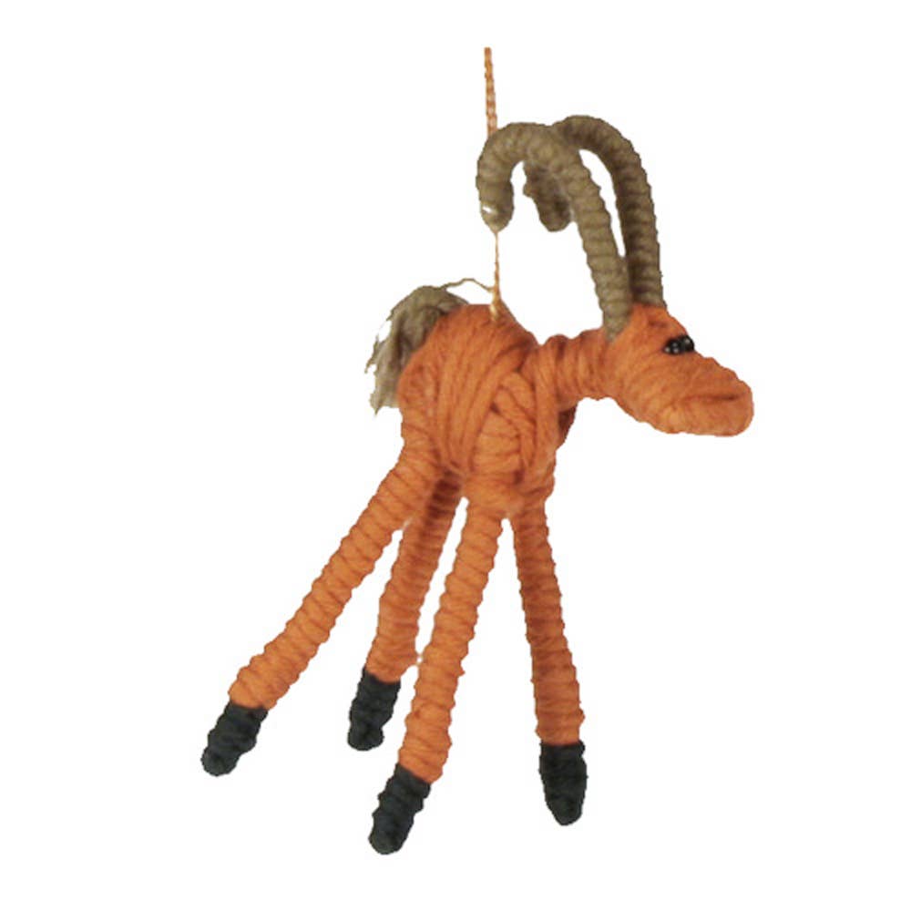 One World Projects - Vendita all'ingrosso Decorazione - Ornamenti Animali Safari in Cotone e Filo2