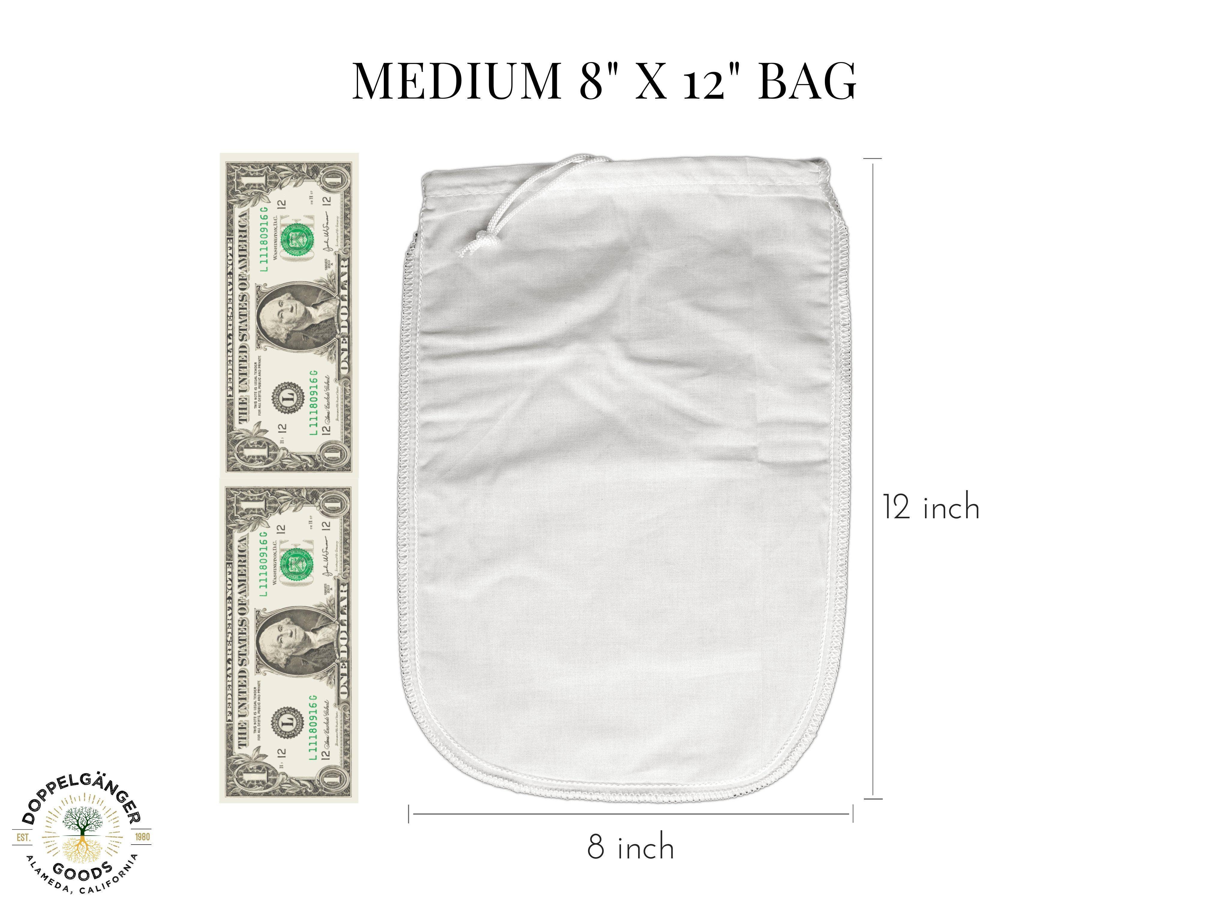 Doppeltree - Wholesale Coffee Filter - Organic Cotton Cold Brew Filter Bag 8in x 12in (Medium)4