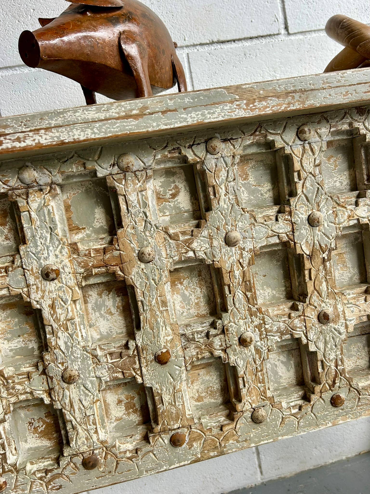 Paloma Black (Casa Natura Design, S.L.) - Wholesale Console Table - Intricately Hand Carved Mango Wood Console From India1