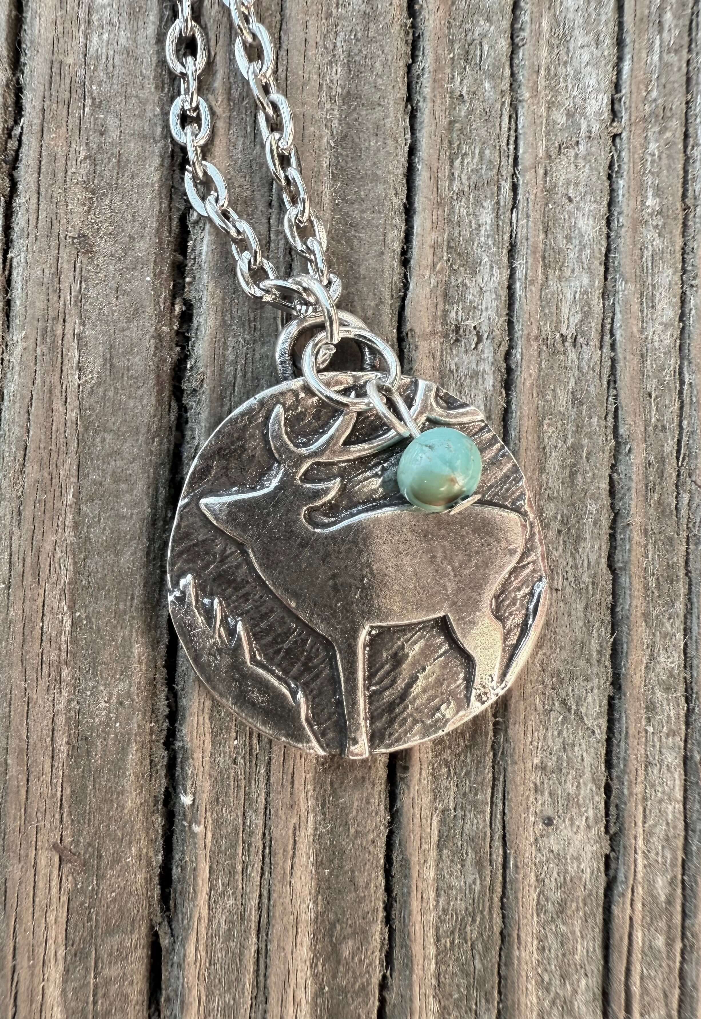 Wild Mountain Soul Designs - Wholesale Pendant/Charm Necklace - Silver Western Rustic Elk Pendant3