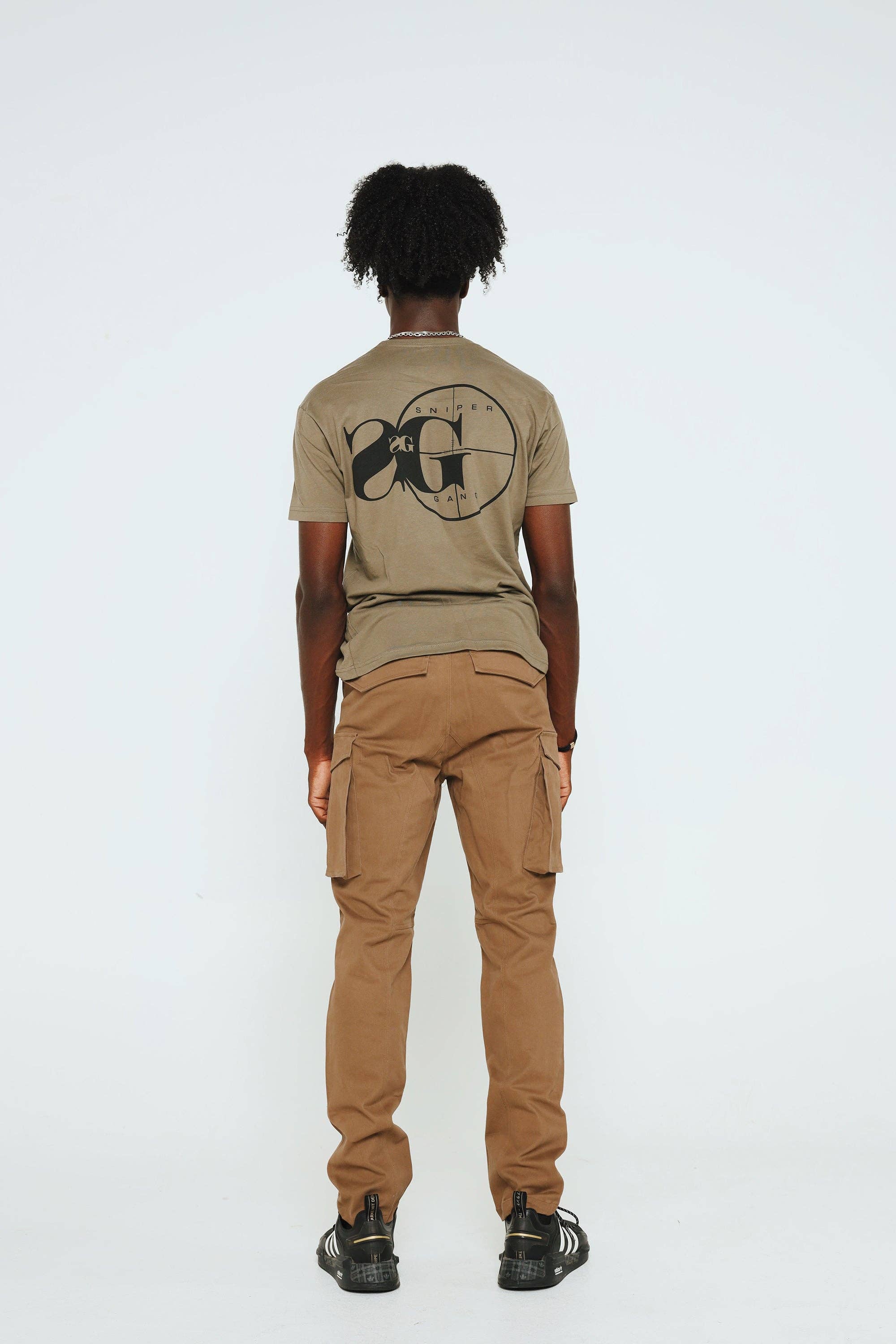 Sniper Gang Apparel - Wholesale Pants - Men's - Sniper Cargo Pants (Khaki)10