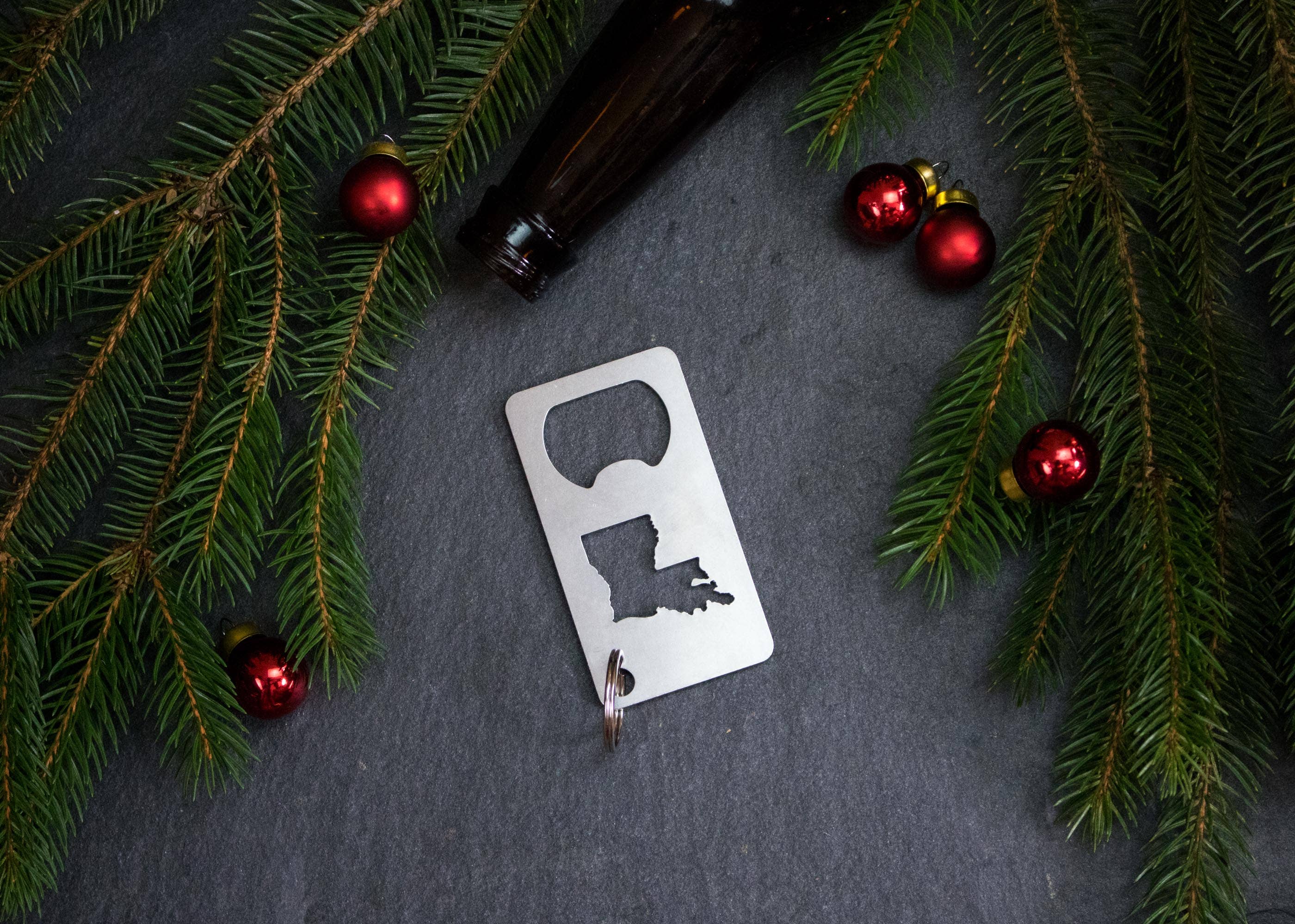 Iron Maid Art - Wholesale Bottle/Wine Opener - Louisiana State Stainless Steel Beer Bottle Opener Gift7