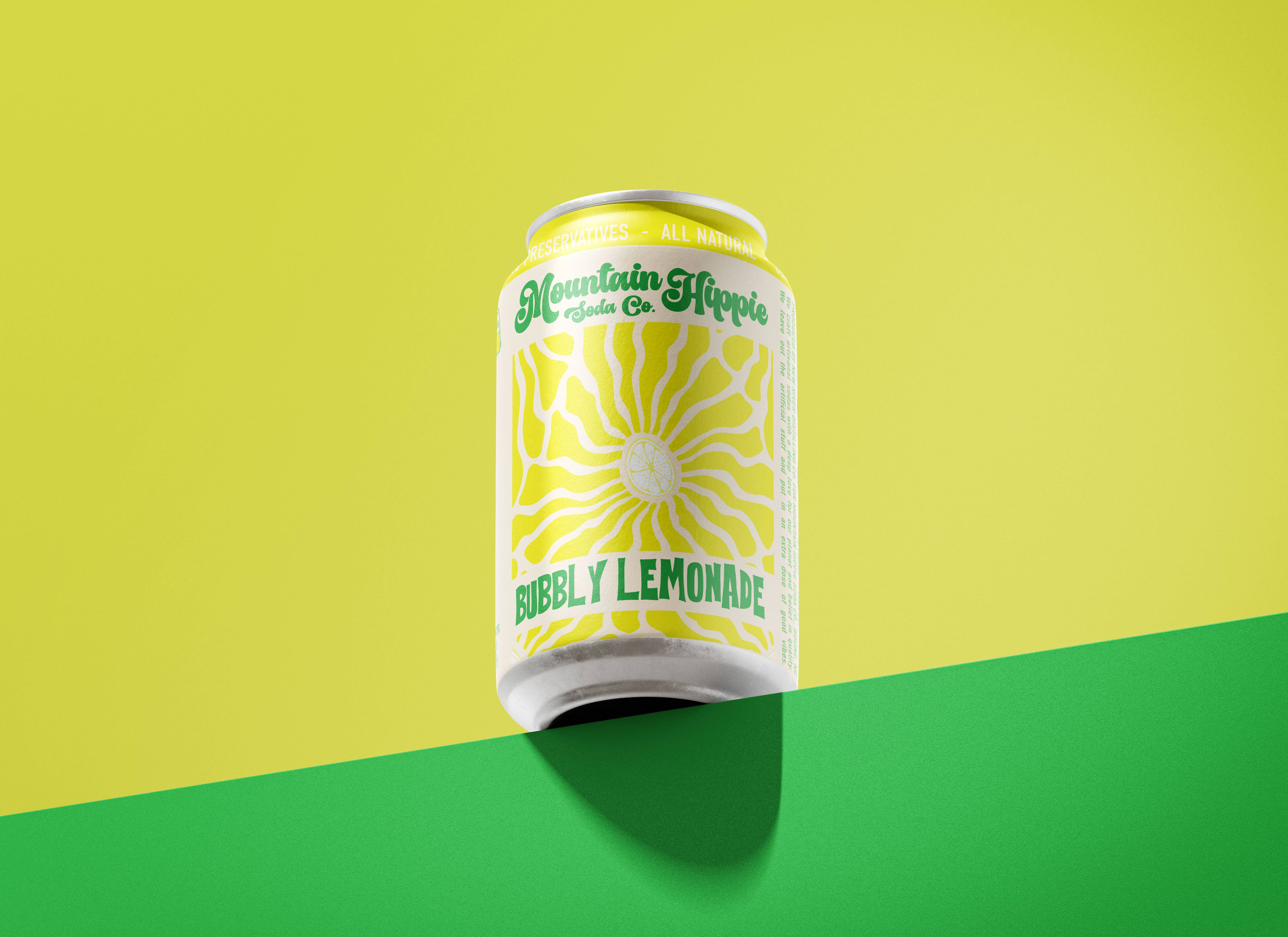 Mountain Hippie Soda Co. - Wholesale Soda/Carbonated Drink - Bubbly Lemonade