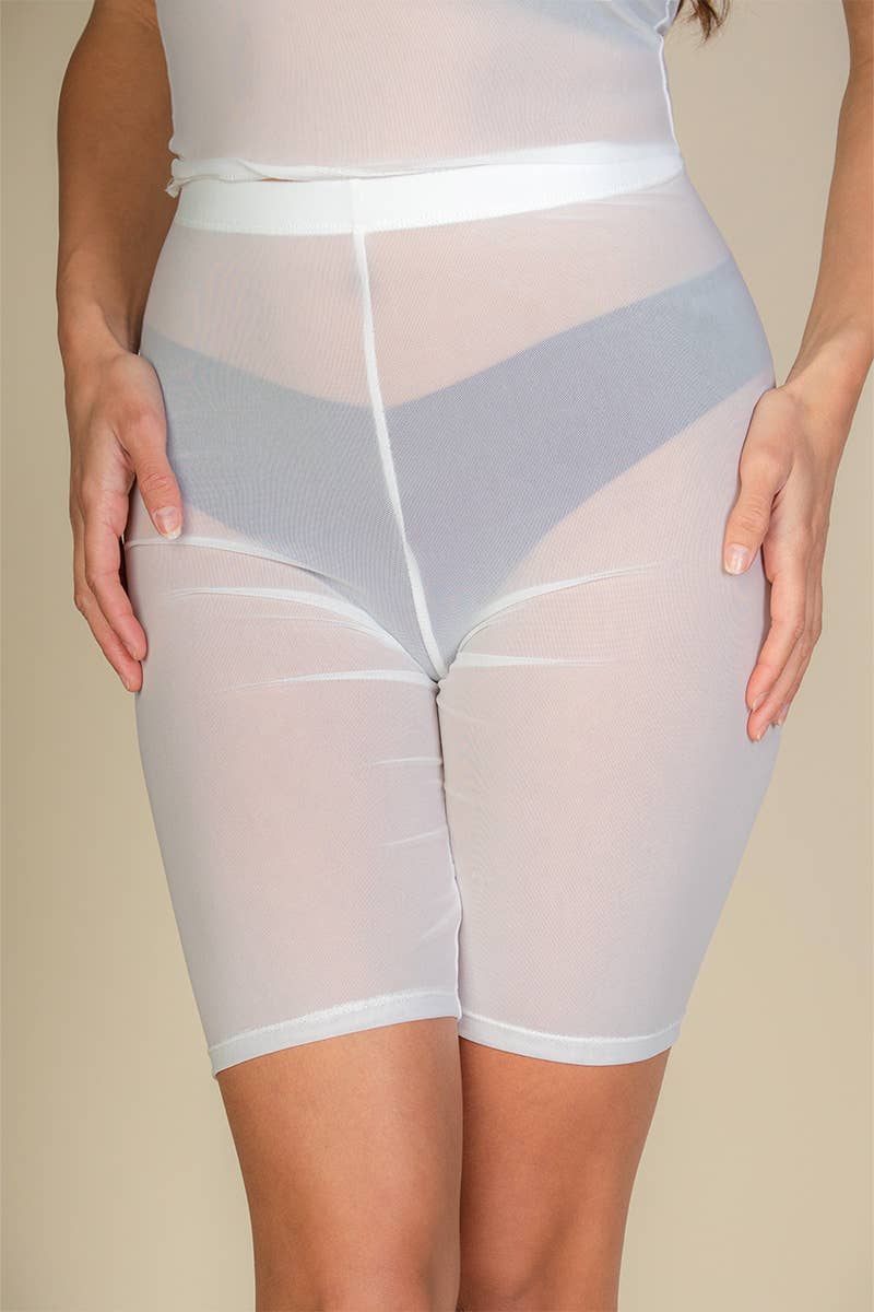 CAPELLA APPAREL - Wholesale Athletic Shorts - Women's - Mesh Biker Shorts5