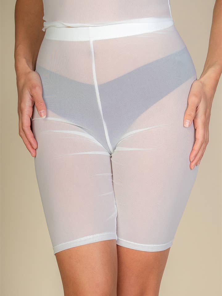 CAPELLA APPAREL - Wholesale Athletic Shorts - Women's - Mesh Biker Shorts5