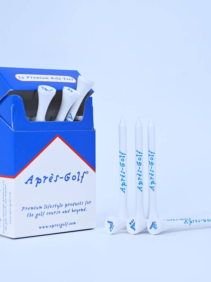 WARNING: Habit-Forming Premium Golf Tees for wholesale by Aprés-Golf