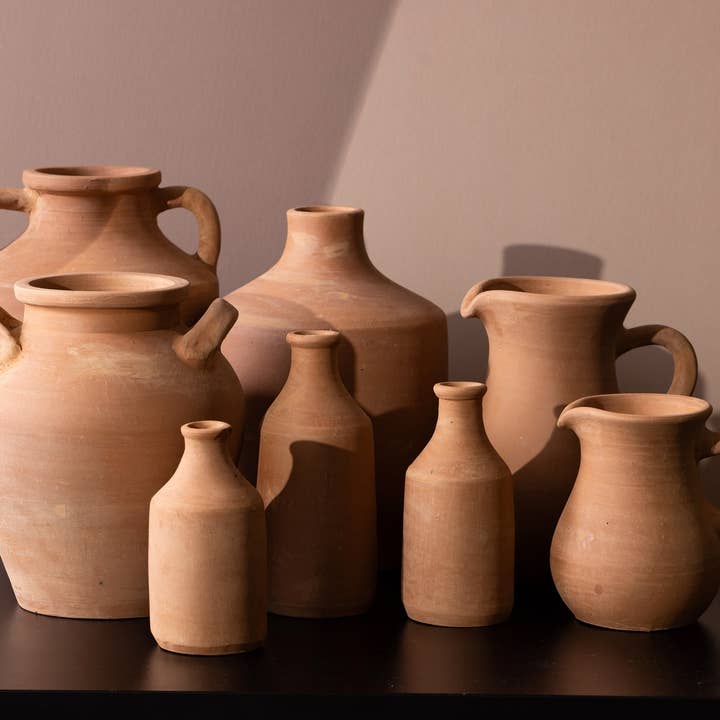 BIDKhome - Wholesale Vase - Terracota Vase w/ Handles 11"H3