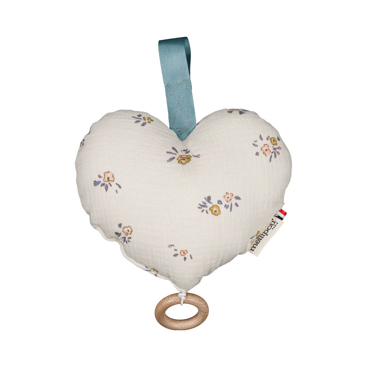 MELLIPOU - Vente Boîte à musique – enfant et bébé - Boîte à musique bébé en forme de cœur - I just called to say I love you