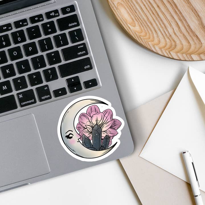 Rebel and Siren Stickers - Wholesale Sticker - Moon | Crystal | Witch | Waterproof Vinyl Sticker | 2.5"1
