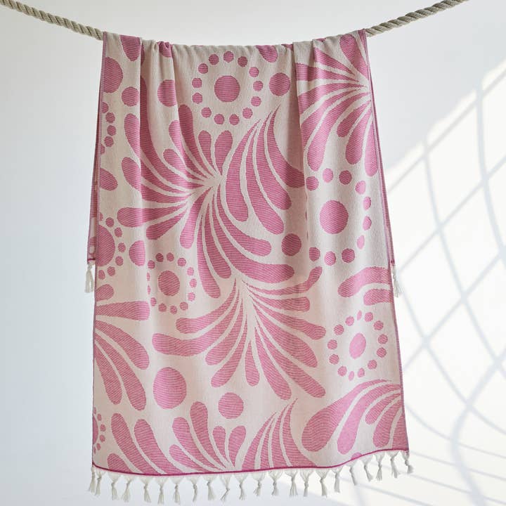 Kikoya - Wholesale Beach Towel - Rio Turkish Terry Beach Bath Towels Sauna Pool Lake Hammam