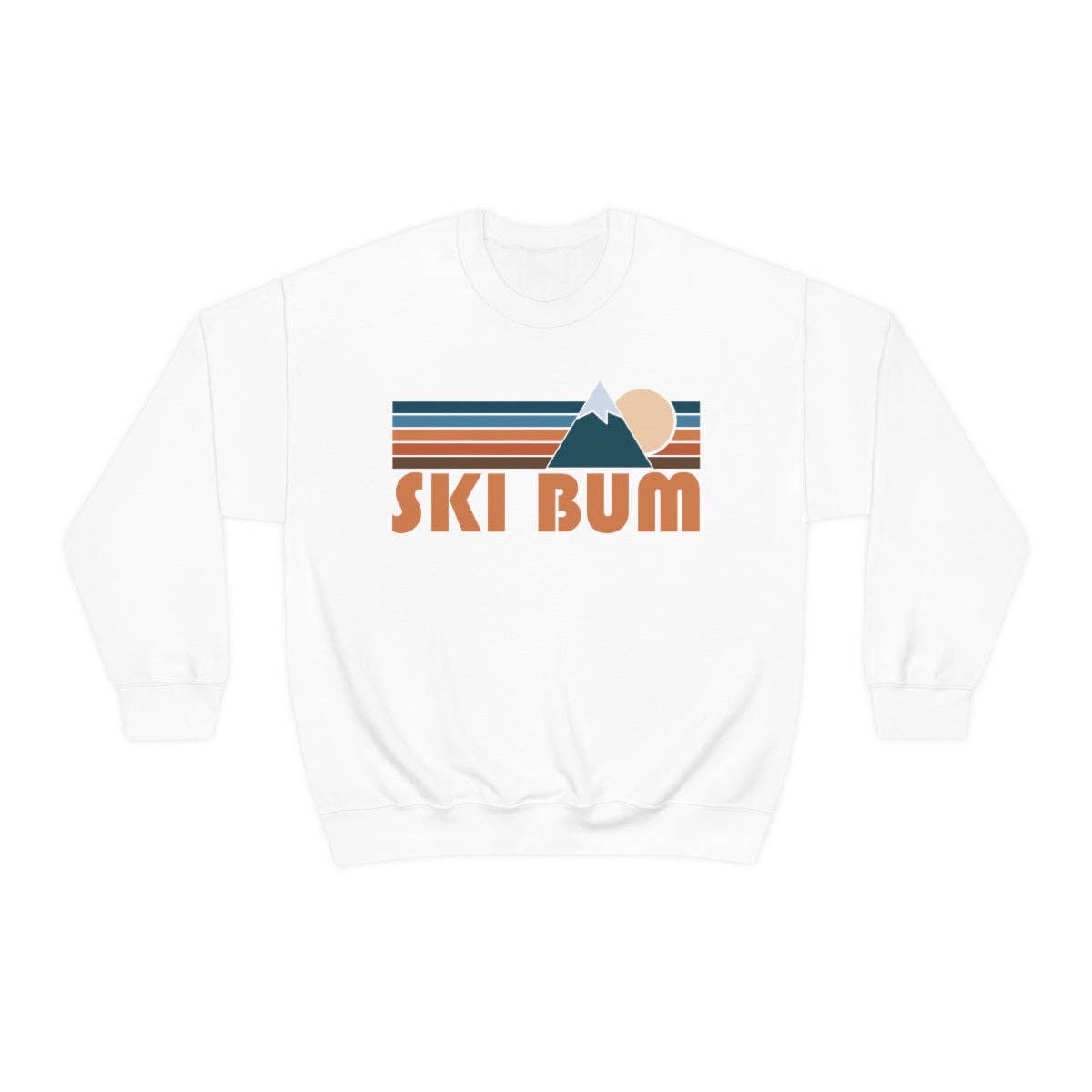 Hey Mountains - Wholesale Graphic Sweatshirt - Women's - Ski Bum Sweatshirt - Retro Mountain Unisex0