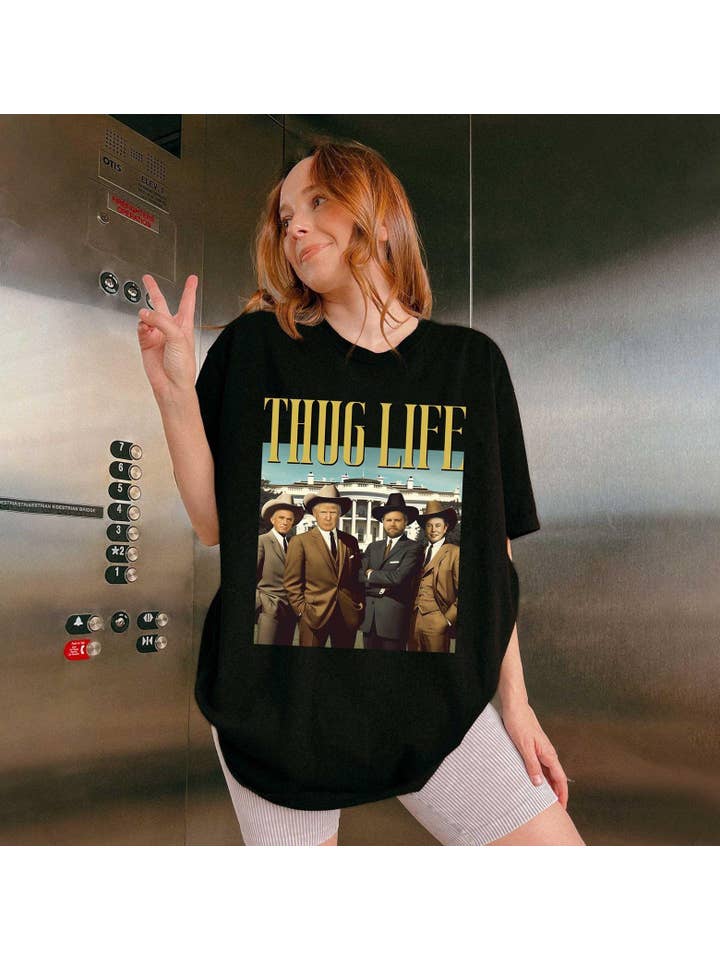 NVC Ecommerce LLC - Wholesale T-Shirt (Graphic) - Women's - Thug Life T-Shirt, MAGA Political Humor Sweatshirt 1