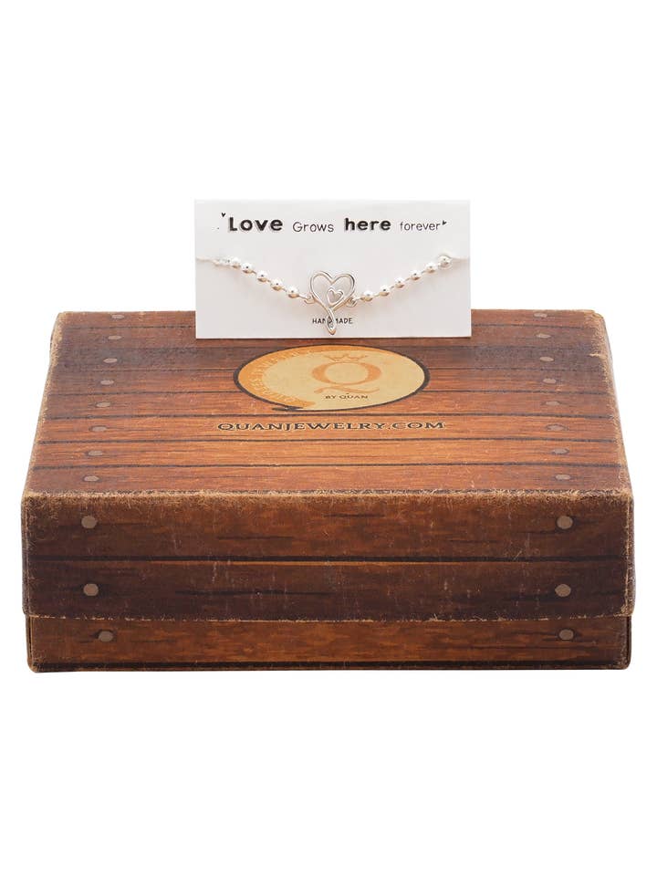 Dalary Infinity Hearts Bracelet, Gift for Women for wholesale by Quan Jewelry