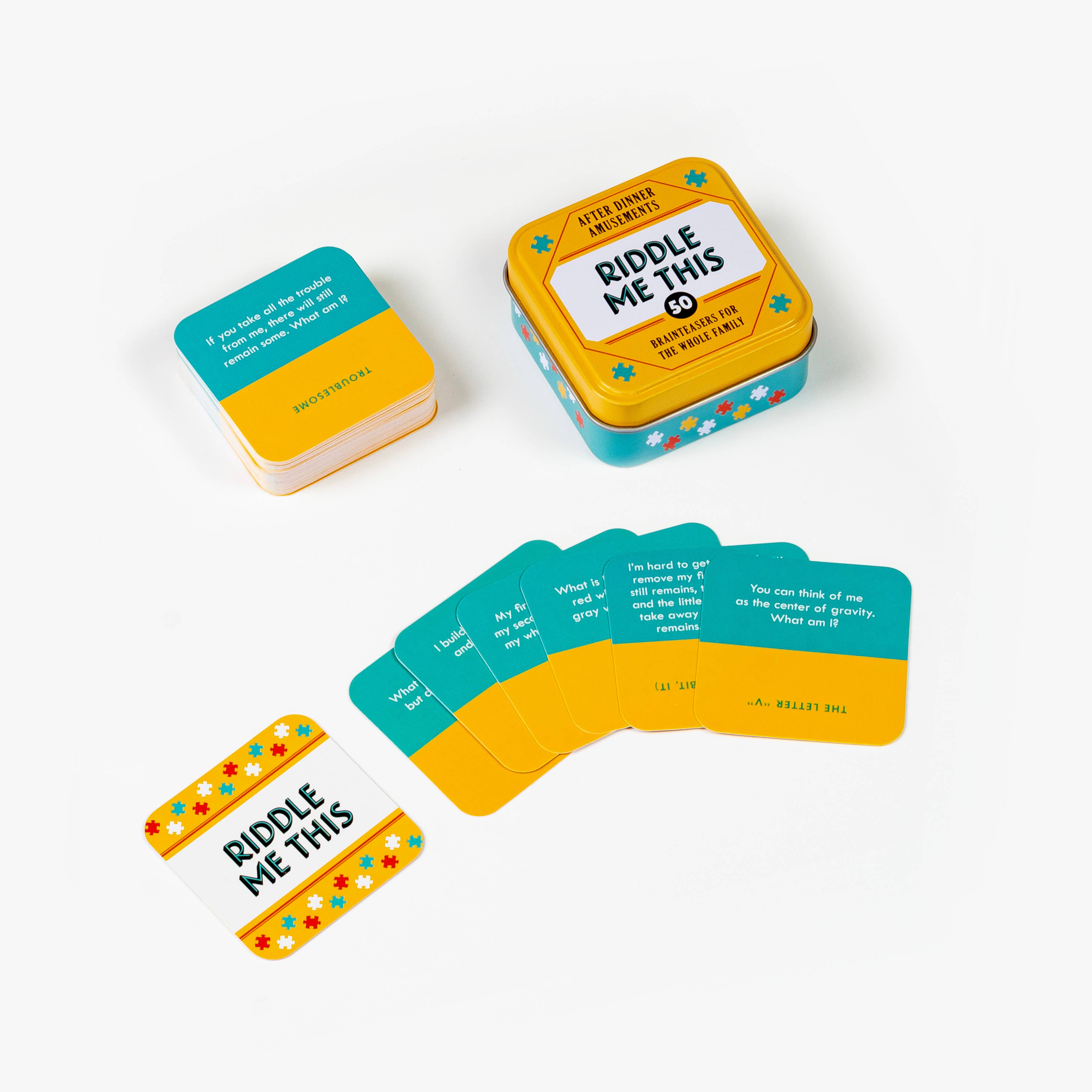 Chronicle Books - Wholesale Card Game - After Dinner Amusements: Riddle Me This4