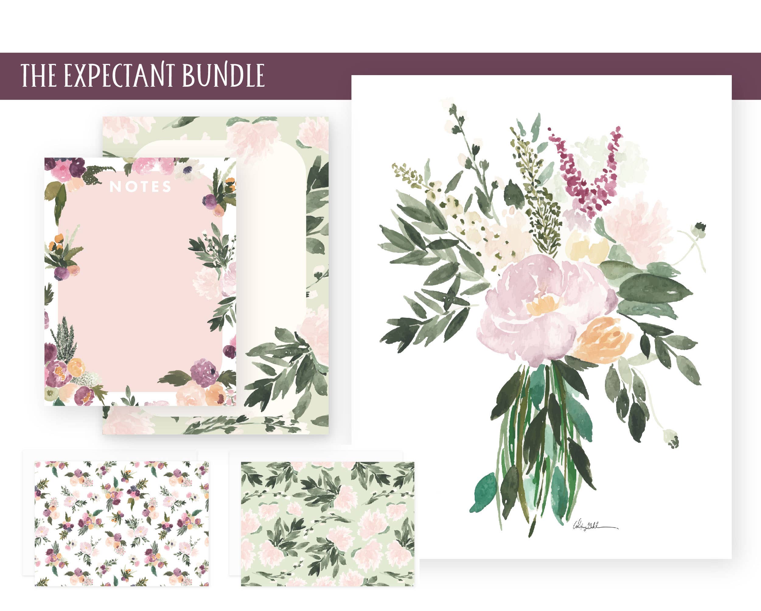 JITNEYS - Wholesale Art Print - Expectant Bouquet Art Print2