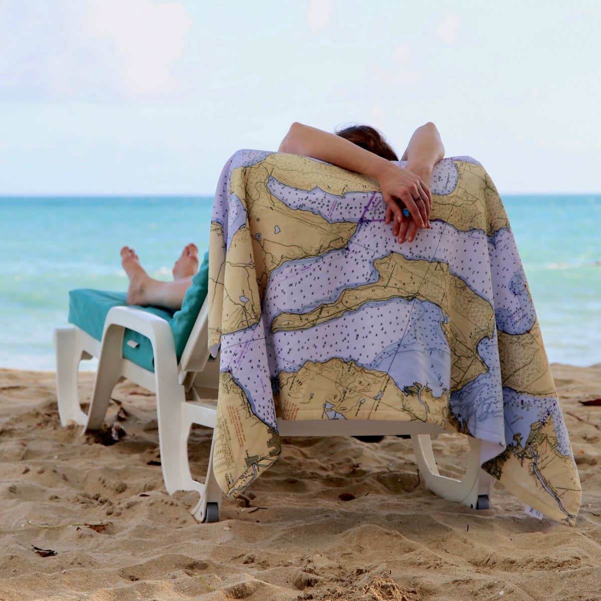 Maritime Tribes LLC - Wholesale Beach Towel - Towel, Beach & Bath - Side A - Cotton Terry. Side B Fleece3