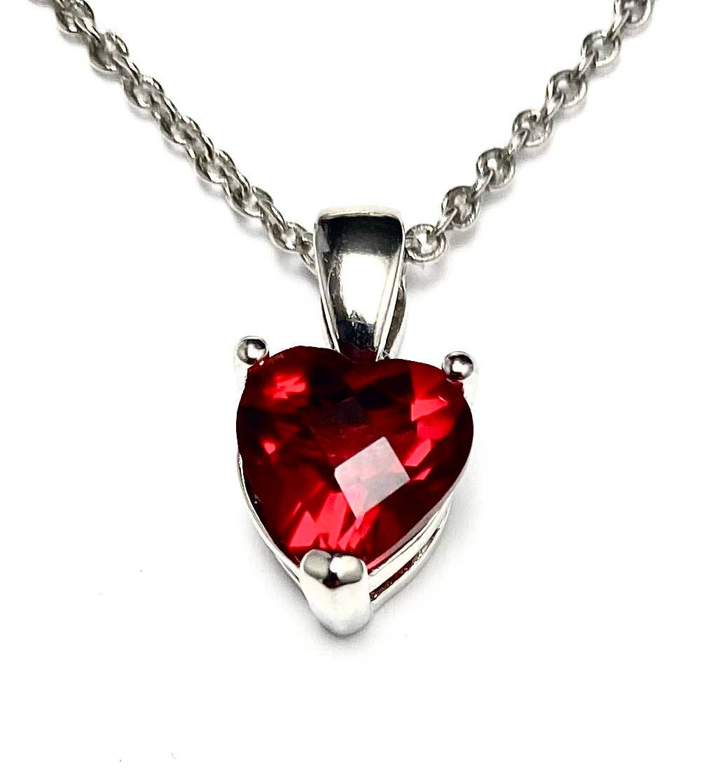 Twan Kee Jewelry – Großhandel Individueller Charm/Anhänger – Klassischer 8mm Herzform Helenit Anhänger aus Sterlingsilber1