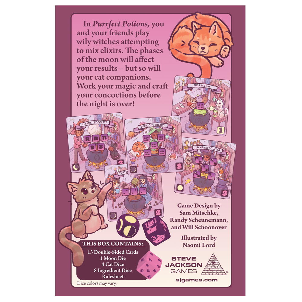 Steve Jackson Games - Wholesale Board Game - Purrfect Potions1