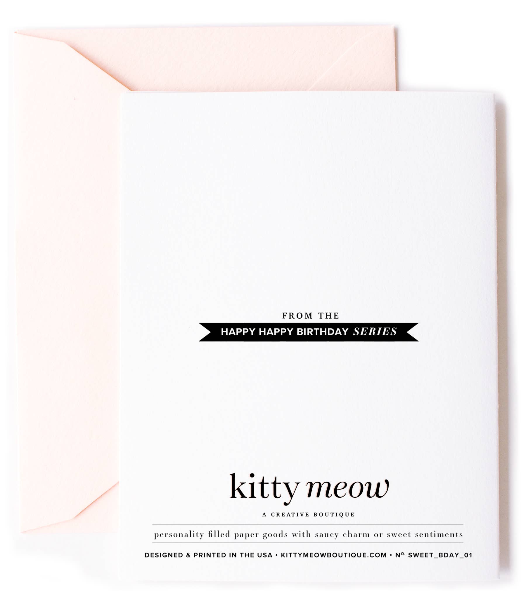 Kitty Meow Boutique - Wholesale Birthday Card - Another Year Graced, Sentimental Birthday Greeting Card Her3