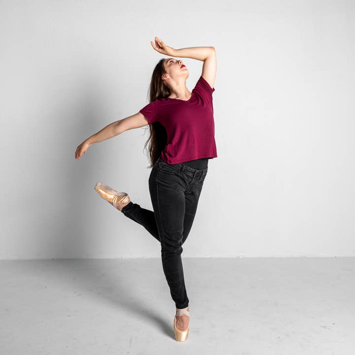 The Milan Women's V-neck for wholesale by Christopher J Apparel