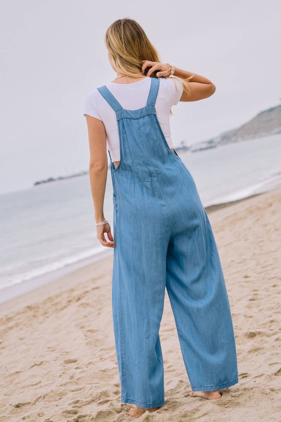 Oddi - Wholesale Jumpsuit - Women's - Washed Chambray Overall Jumpsuit5