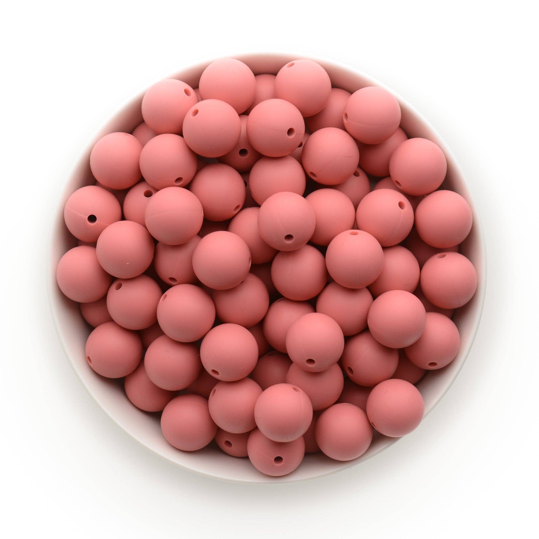 Cara & Co Silicone Craft Supply - Wholesale Beads - 15mm Round Silicone Beads74