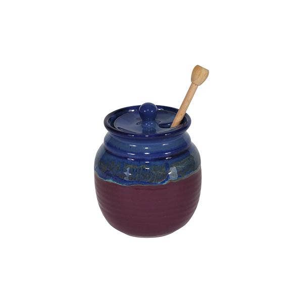 Clay in Motion - Wholesale Honey Pot - Honey Pot with Honey Stick