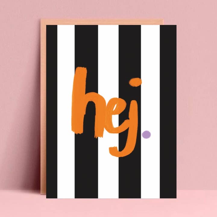 Hej Postkarte für den Großhandel von Ute Arnold / Hej.Ibiza