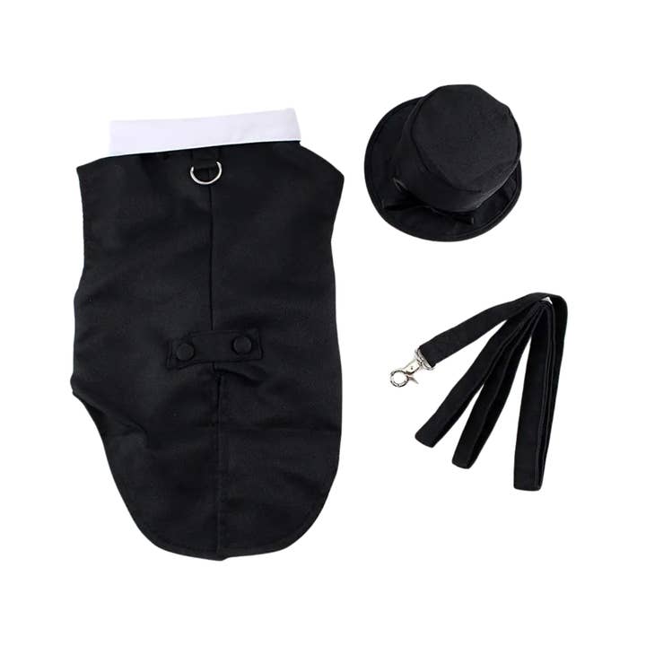 Midlee Designs - Wholesale Pet Costume - Dog - Midlee Dog Tuxedo Wedding Suit- Black2