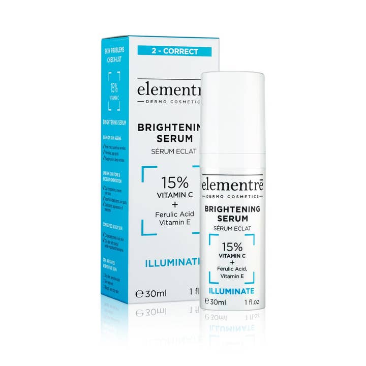 15% C-VITAMIN LYSERE SERUM for engroshandel hos elementrē dermo cosmetics